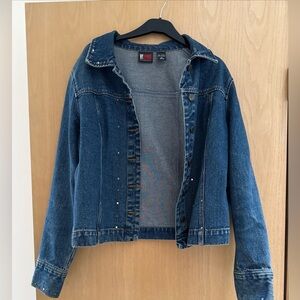 New York & Company Denim Jacket | Women’s Large | Classic Blue Jean Jacket